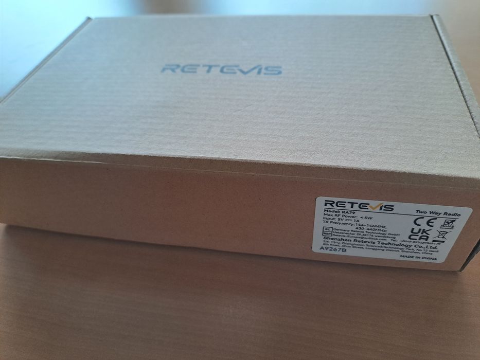 Radio Retevis RA79 5W vhf/uhf 2m/70cm + Cabo de Programação