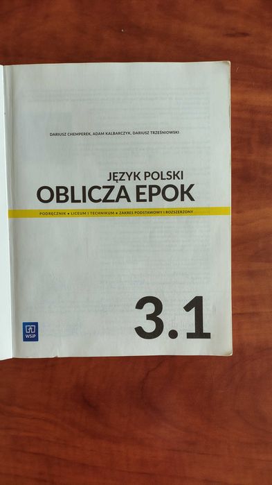 Język polski "Oblicza epok 3.1" Nowa Era, zakres podstawowy i rozszerzony