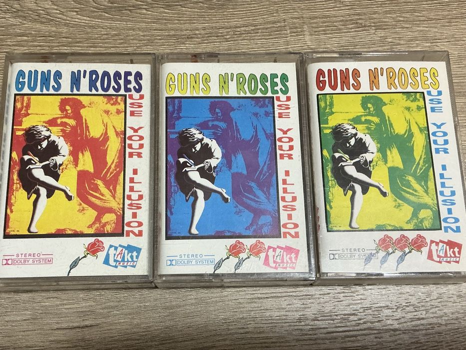 GUNS’N’ROSES kasety z muzyką- kolekcje