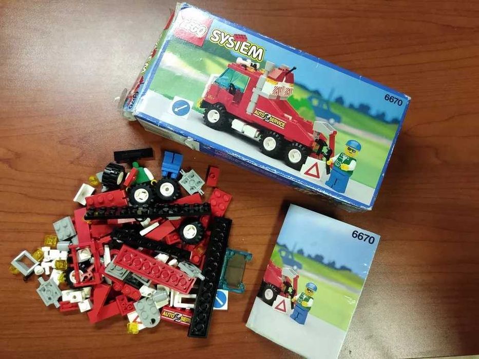LEGO 6670 Rescue Rig Holownik pudełko instrukcja + 6400/6406 Go Kart