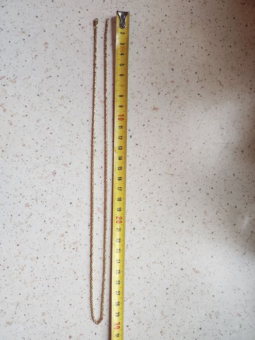 Złoty Łańcuszek Królewski Król Okrągły 585.