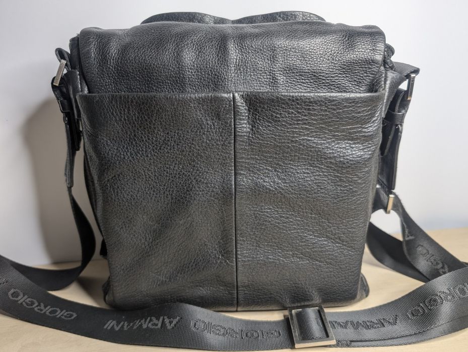 Сумка чоловіча Giorgio Armani. Натуральна шкіра