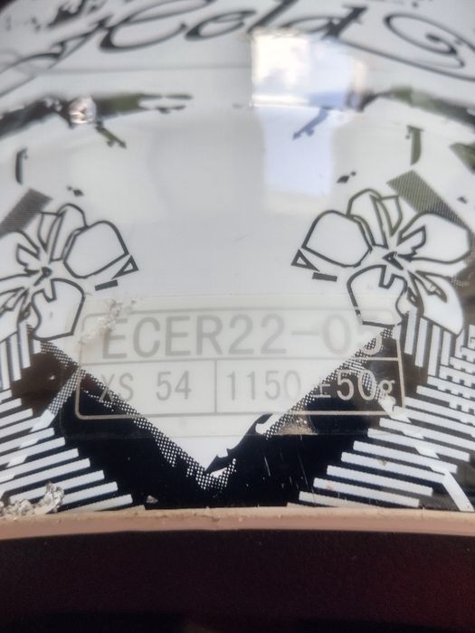 Шлем мотоциклетный скутер  размер 54 (S)