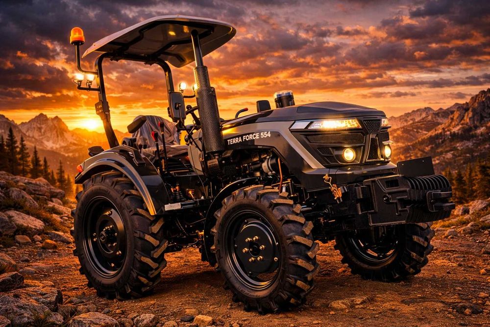 Страшний сон конкурентів- Трактор TERRA FORCE 554X з єровнавіскою, 4х4