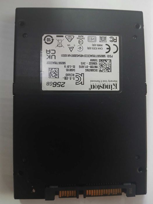 Накопитель SSD Kingston KC600 256GB (SKC600/256G)