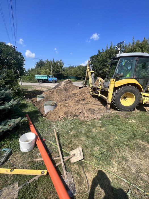 Септик під ключ, Вигрібні ями, Кільця бетонні, Траншеї