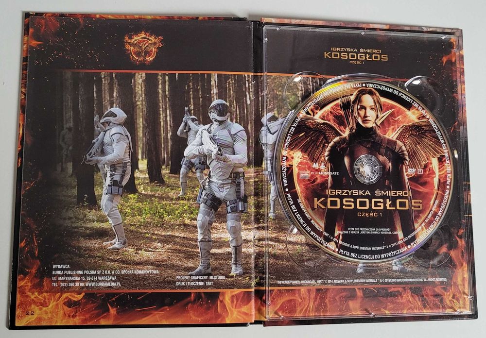 Igrzyska Śmierci 1-4 DVD Komplet The Hunger Games Kolekcja Lektor PL