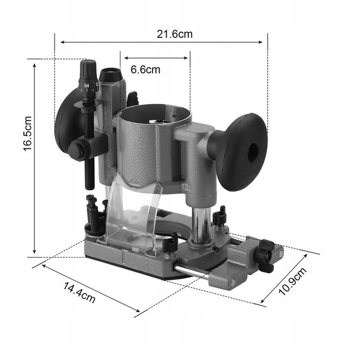 Frezarka Górnowrzecionowa Dewinner 3baza 710w 5 El Metalowy Korpus