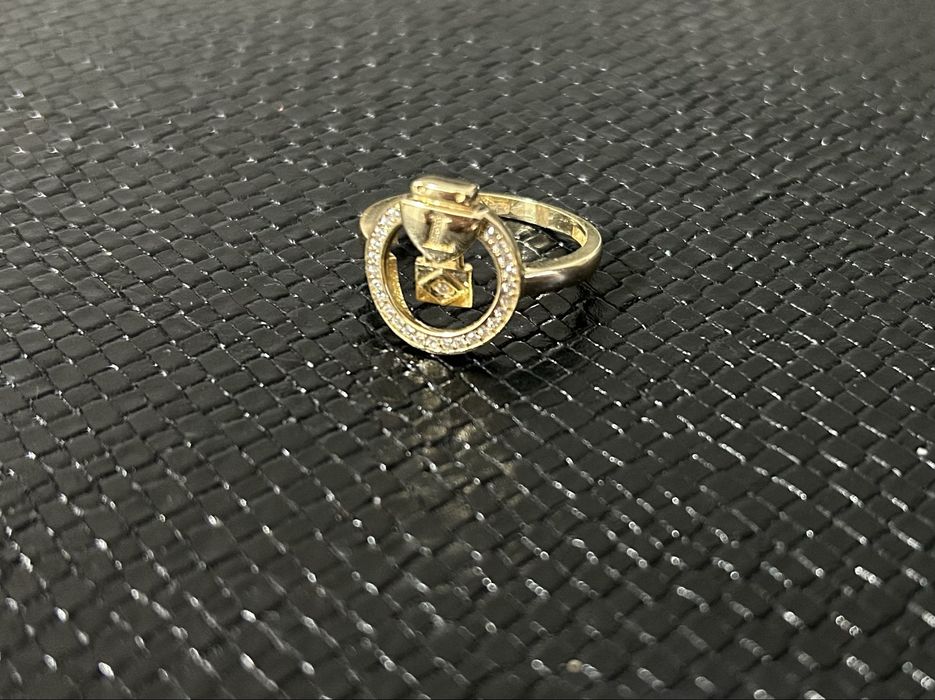 Złoty pierscionek rozmiar 17 zloto 585