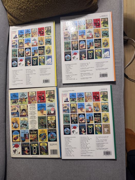 Tintin komiks język francuski