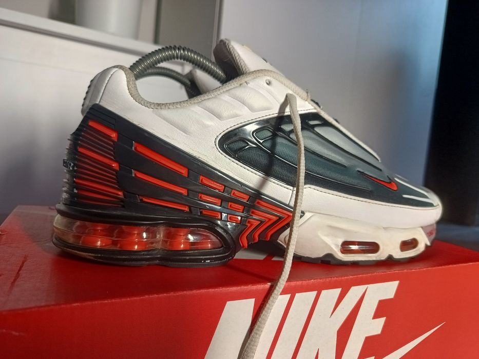 Nike Air Max Plus TN III White Red  (44)