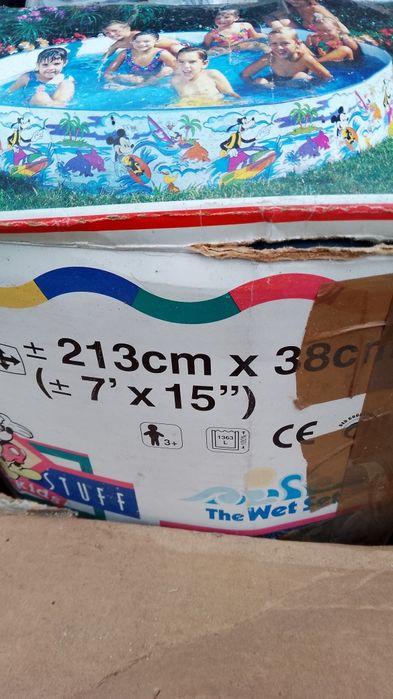 Basen ogrodowy rozporowy