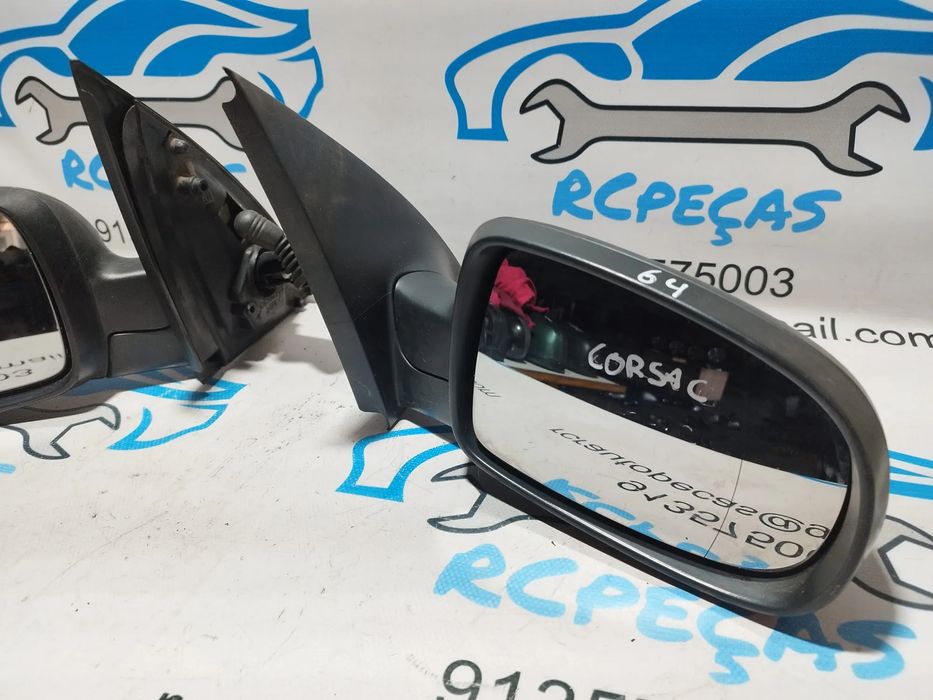 .ESPELHO RETROVISOR ESQUERDO DIREITO OPEL CORSA C 24420988 24420982