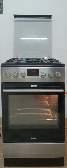 Kuchenka Gazowo Elektryczna Amica 50cm + Wąż jak Nowa