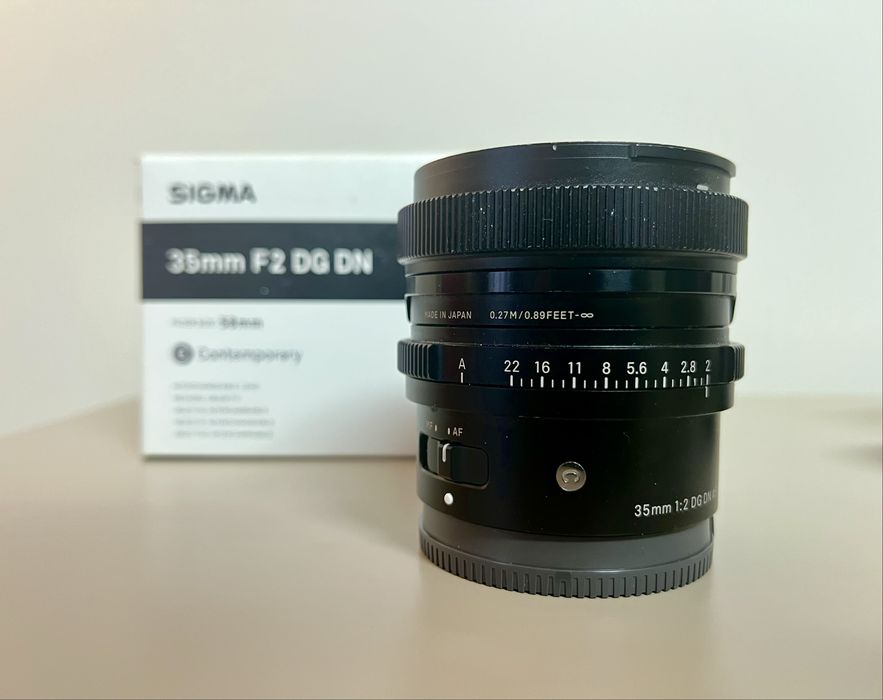 Sigma 35mm f/2 DG DN Contemporary - sony full frame
