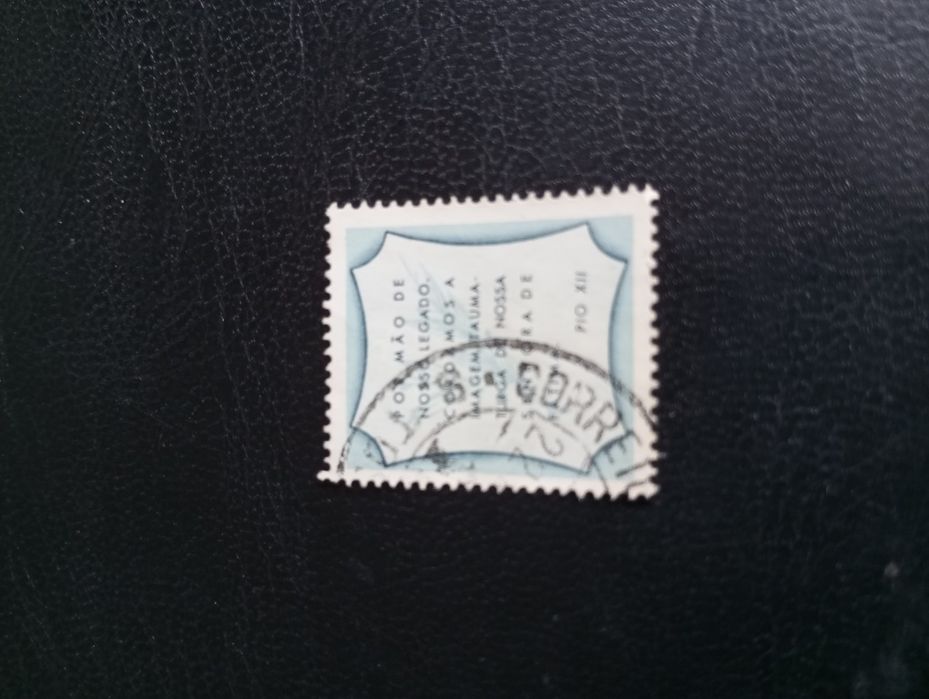 Selo Raro Emissão comemorativa de 13 de Maio de 1946 pelo cardeal Masella