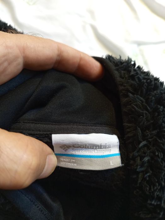 Columbia oryginalne oversize faux fur kurtki męskie w stanie idealnym