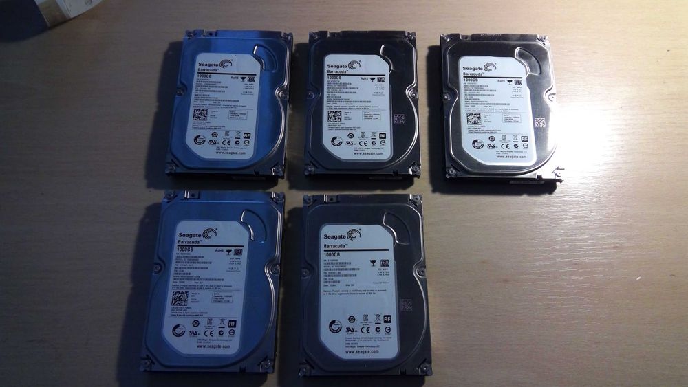 dysk HDD 4x 1TB 3,5" cala, SATA, Seagate