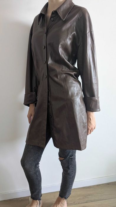 Кожаное платье Zara