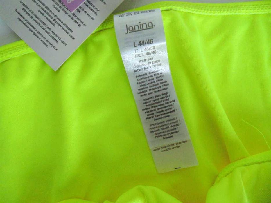 Janina nowe neonowe majteczki kąpielowe damskie 44/46