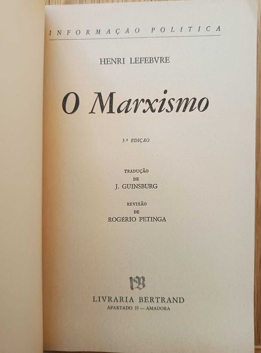 O Marxismo - Henri Lefebvre