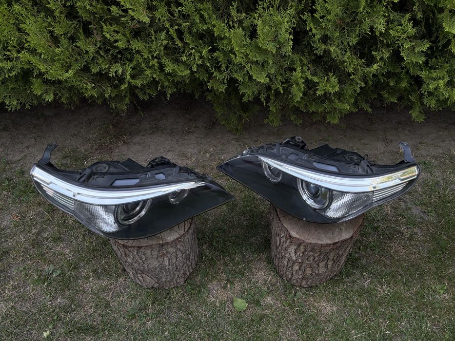 BMW E60 Bi-Xenon Nieskrętny Komplet Lamp Przód Oryginał EU