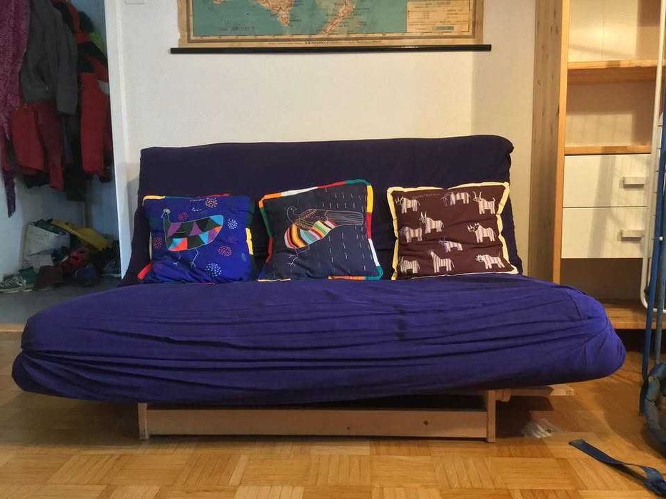 Sofa Cama Futon e colchão