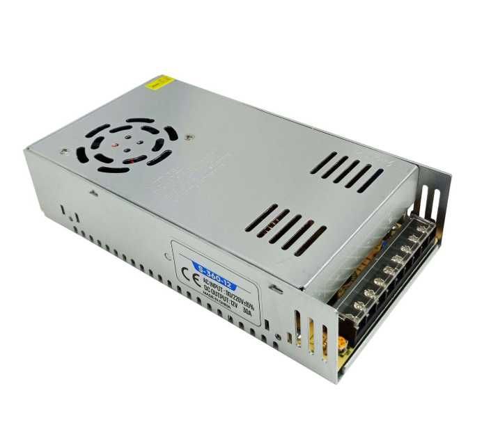 Zasilacz impulsowy 12v 30a 360w led monitoring -NOWY