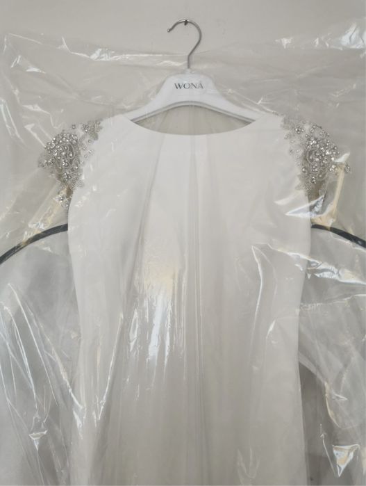 Klasyczna suknia ślubna syrena