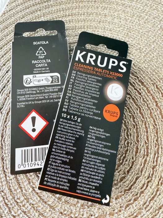 Oryginalne tabletki czyszczące do ekspresu Krups XS3000 11 sztuk