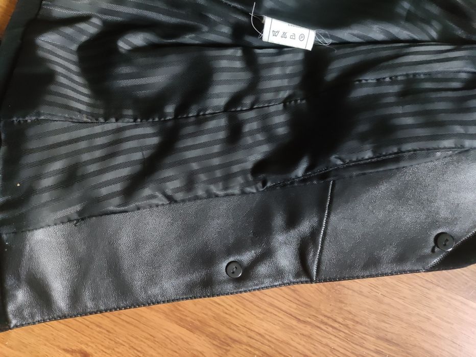 Піджак шкіряний УТЕПЛЕНИЙ жакет куртка замш натуральна шкіра 42-44 р