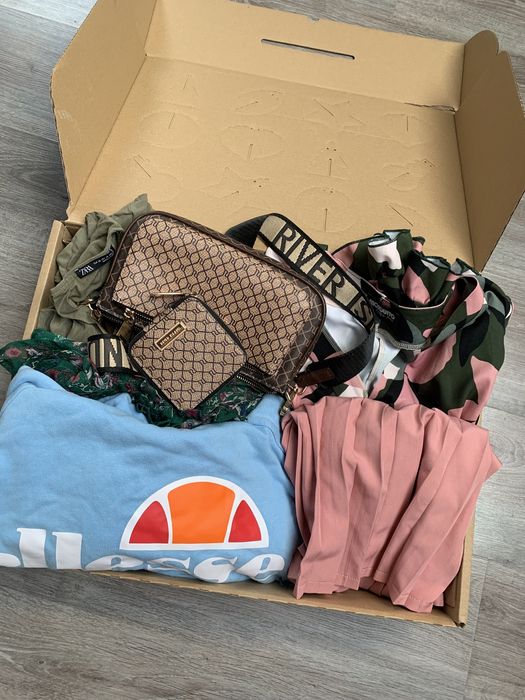 Karton/Paka ubrań rozmiary od XS-M