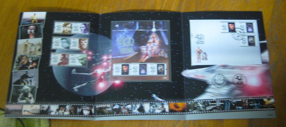 Carteira de Selos Star Wars numerada nº 2887 CTT Nova