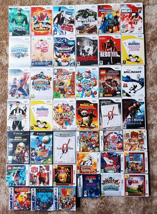 Jogos Nintendo (Wii, Wii U, Cube, DS, 3DS, Switch)