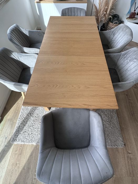 Mesa extensível refeições IKEA + cadeiras