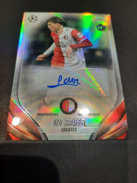 Футбольна картка автограф Leo Sayer