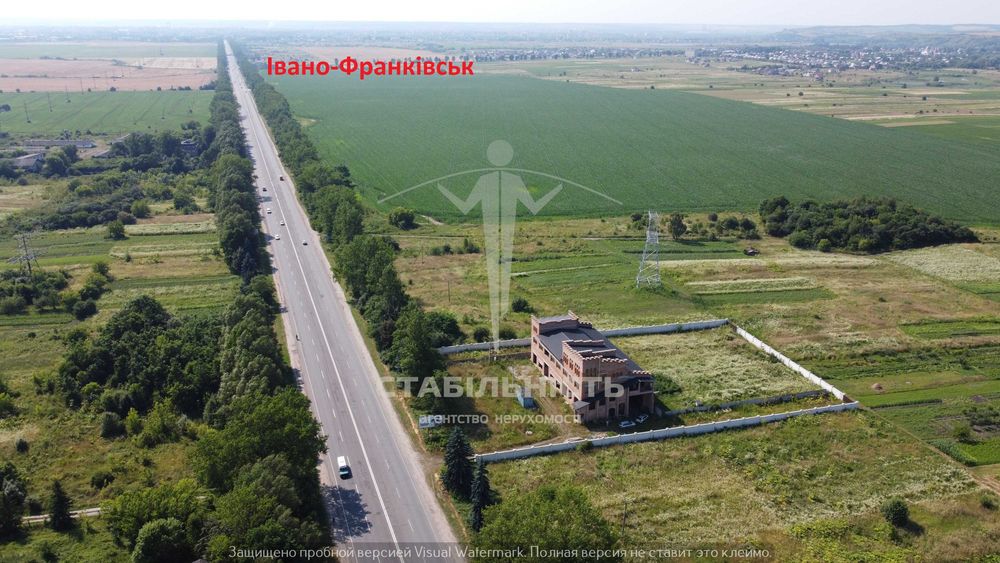 Продаж приміщення 1800 м2. Ділянка 68 с. Тисменицька траса. Під Бізнес