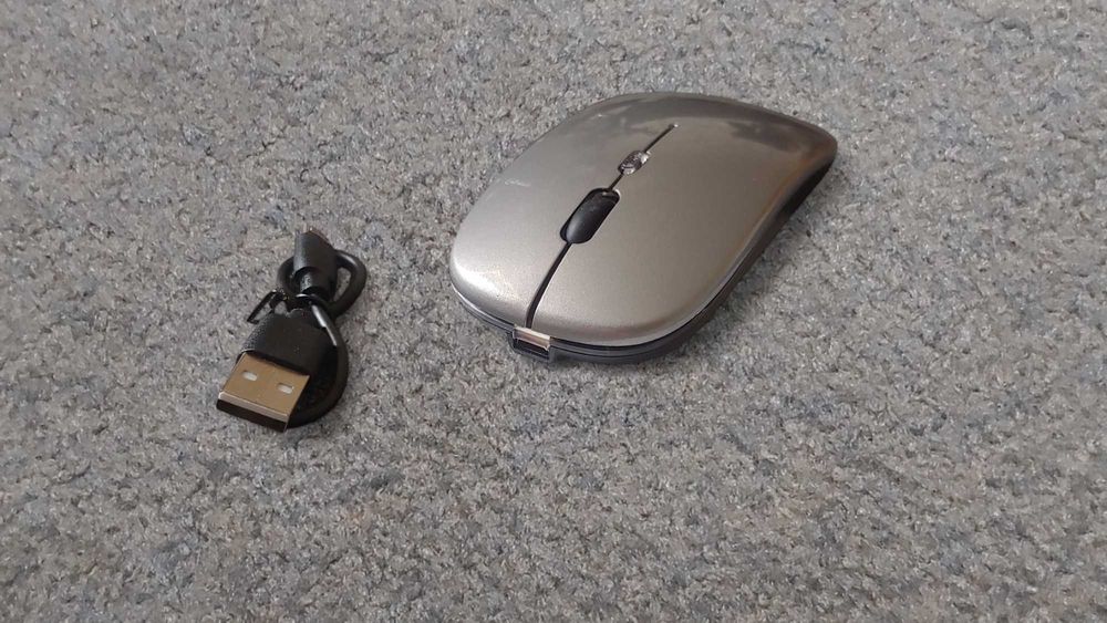 Мышка беспроводная Bluetooth и Радио Usb новая