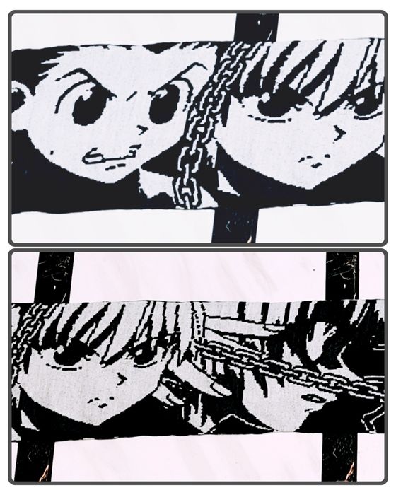 Шарф 180см з картинками аніме hanter X hanter