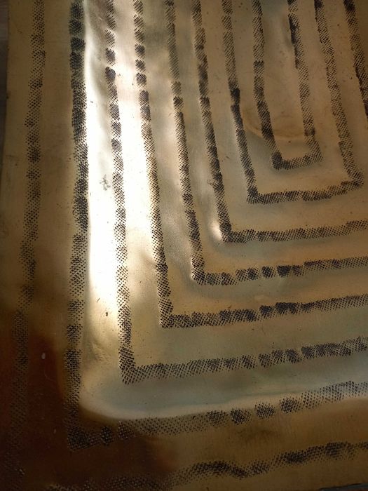 Travessa latão 56x37x6 cm.Entrega Setúbal ou CTT.Ler descrição total!