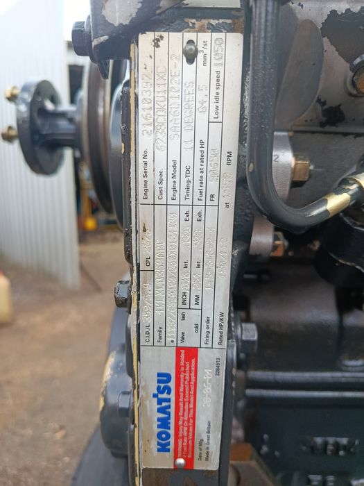 Cummis 6 cylindrowy Komatsu silnik SAA6D102E-2 KOPARKA ŁADOWARKA