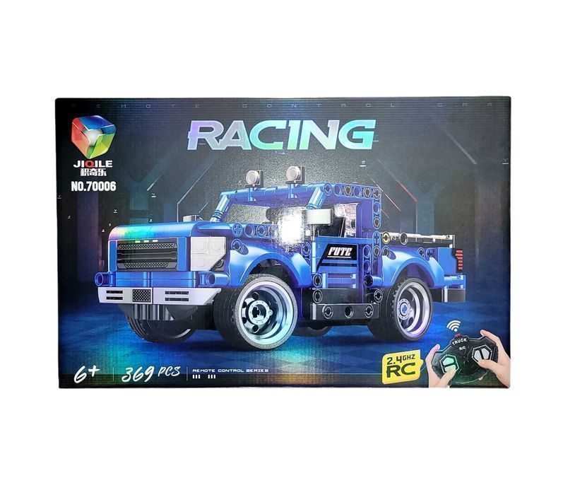 Zestaw klocków 369 sztuk Niebieski jeep wraz z pilotem  #473