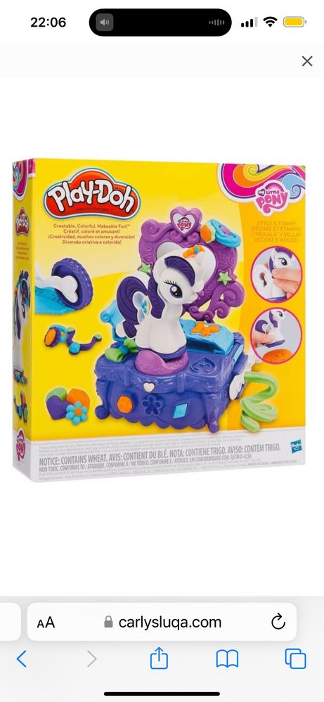 Play doh little pony deals