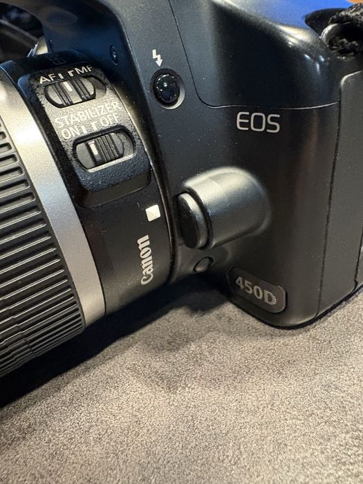 Canon EOS 450D, обʼєктив Canon EFS 18-55