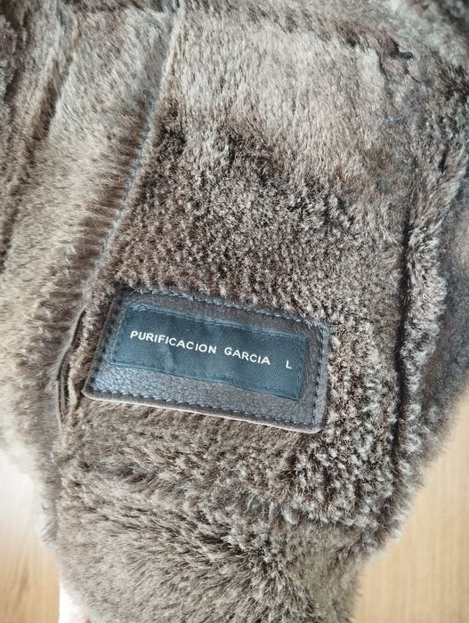 Casaco em pele Purificacion Garcia