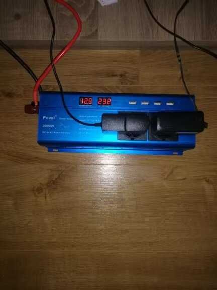 Інвертор Foval 12V-220  3000W-чиста синусоїда