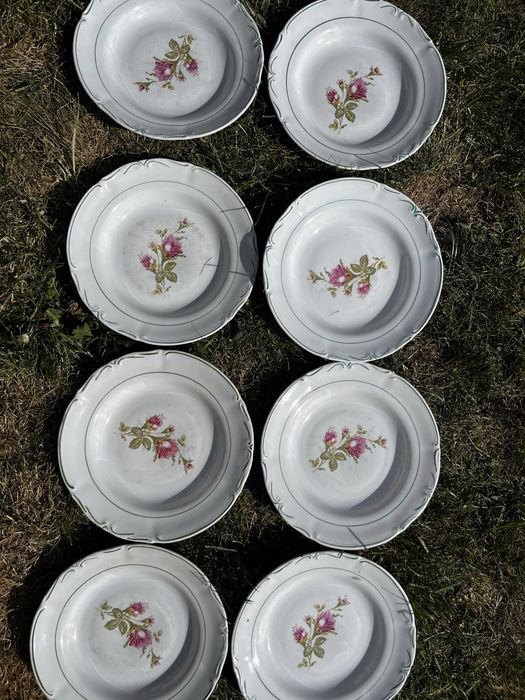 Zestaw talerzy „Chodziez”PRL