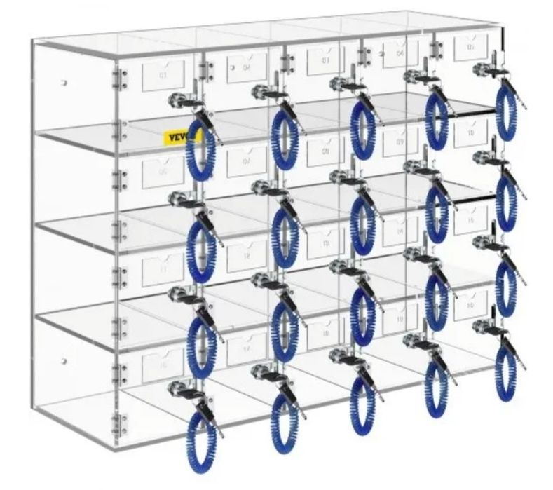 Armário de armazenamento para celular VEVOR, 20 compartimentos