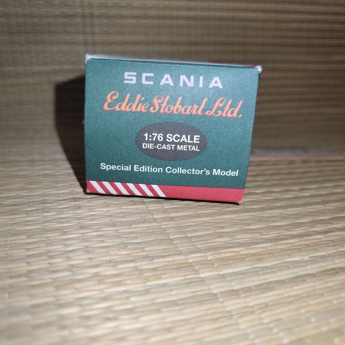 Колекційна модель Scania 110 Super Flatbed Trailer Eddie Stobart 1:76 Atlas Editions
