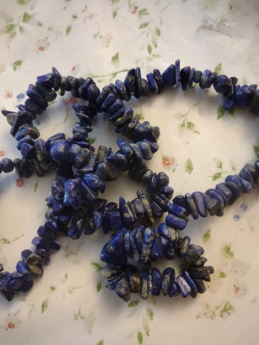 Stary naszyjnik lapis lazuli